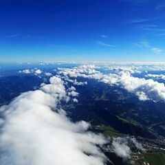 Flugwegposition um 13:06:33: Aufgenommen in der Nähe von Gemeinde Fohnsdorf, Fohnsdorf, Österreich in 4343 Meter